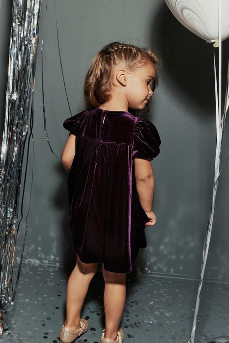 Велюрова сукня для дівчинки Next святкова сукня платье для девочки