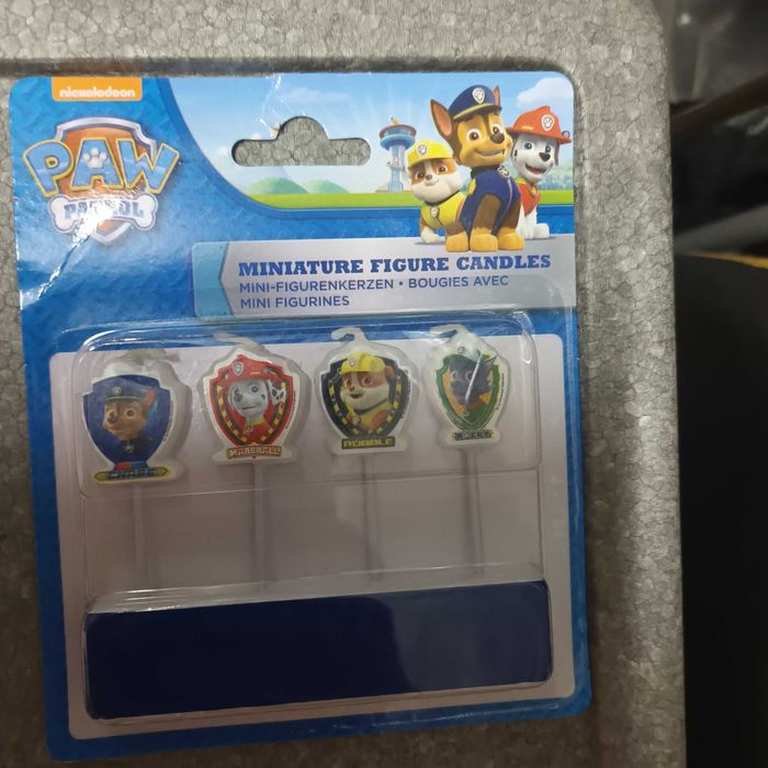 Patrulha pata, velas decoração