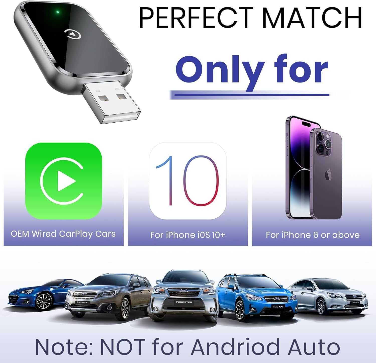 CarPlay AIZEO SYY03 bezprzewodowy adapter