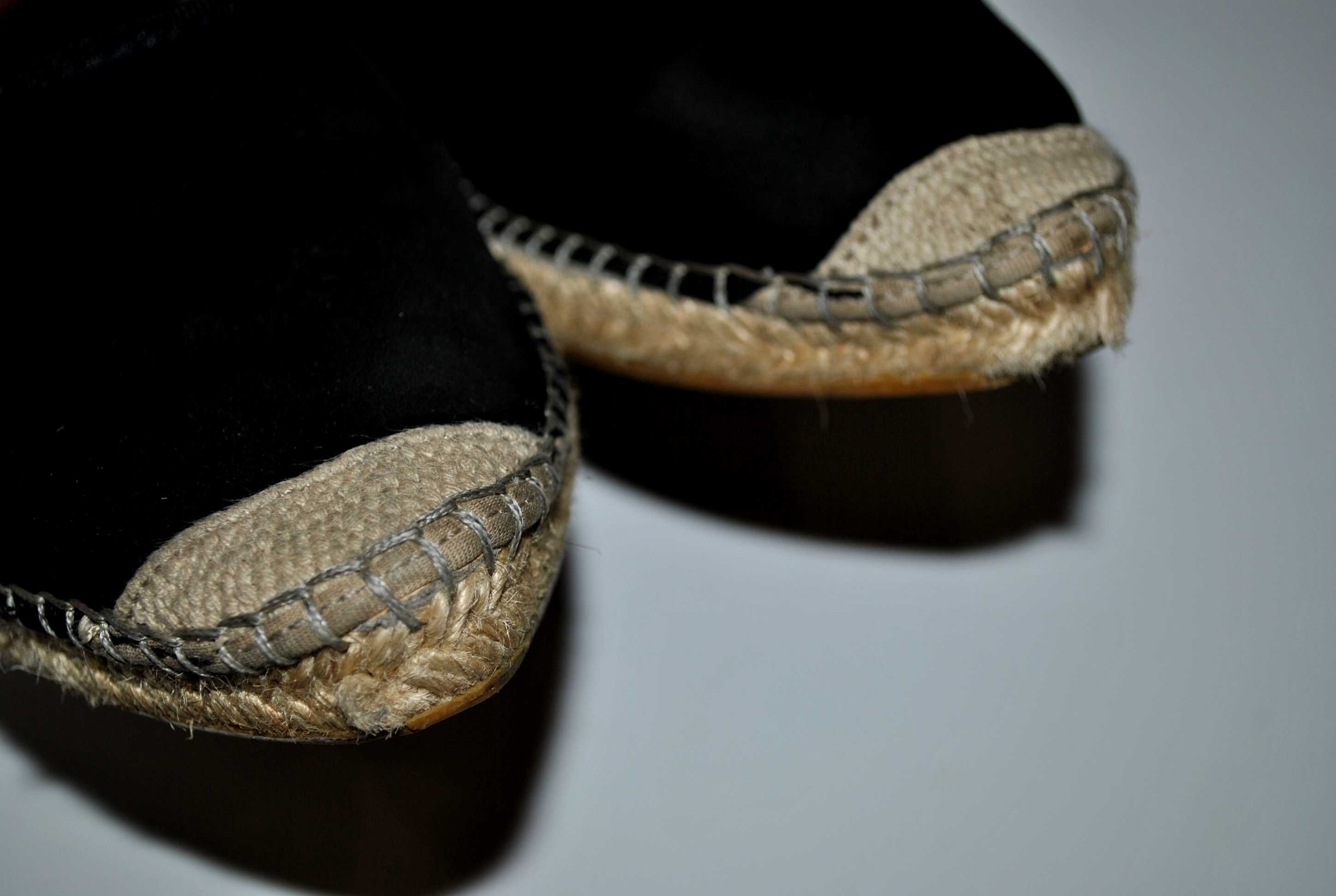 Туфли Clarks мокасины лоферы черные эспадрильи замшевые натуральные