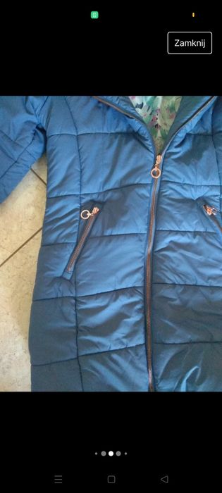 kurtka  5.10.15 164 zimowa ciepła puchowa