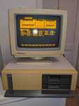 Atari PC3 z monitorem