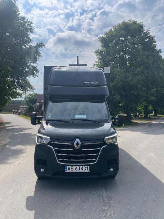 Renault Master 2.3 czarny plandeka 10ep webasto