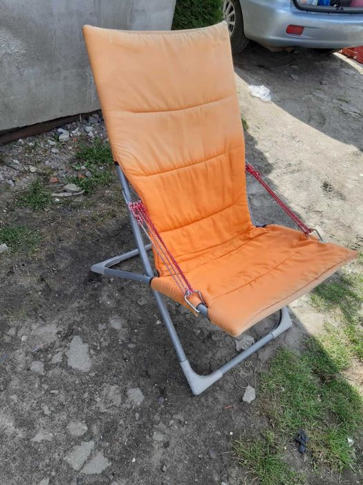 Fotel ogrodowy "Garden" pomarańczowy 120cm X 55cm