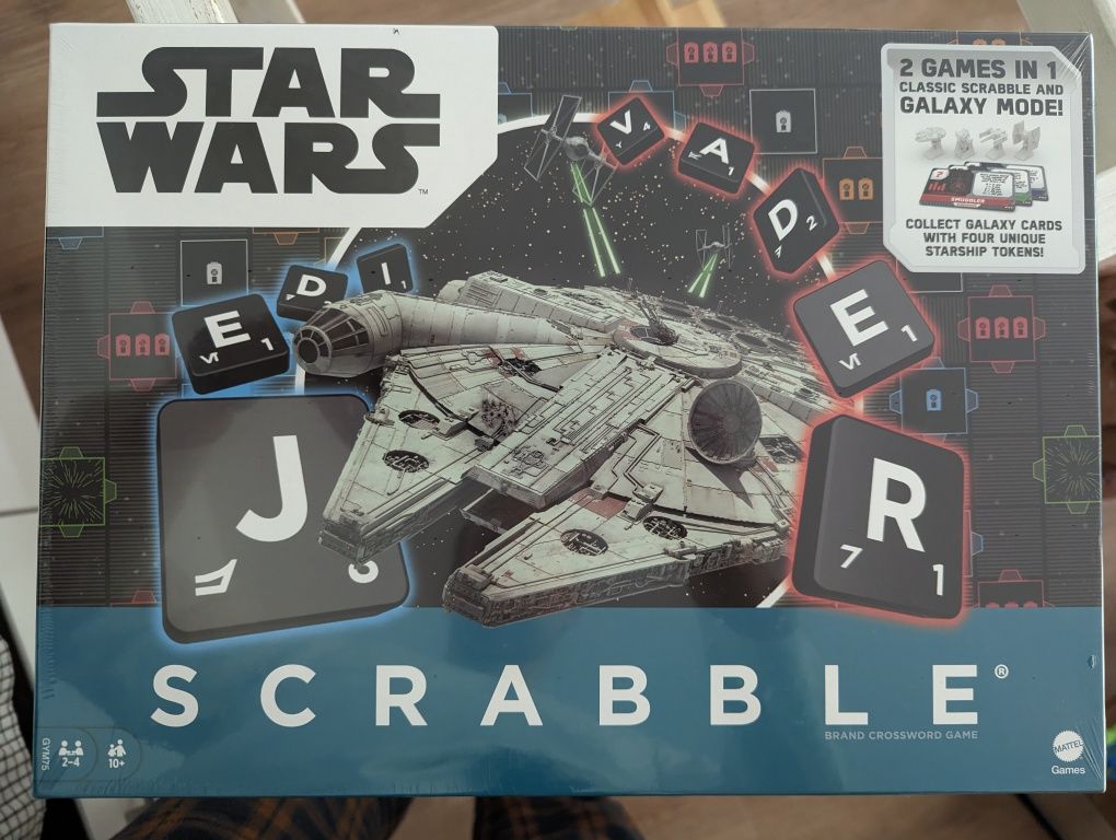 Scrabble Star Wars Angielski Nowe Folia English
