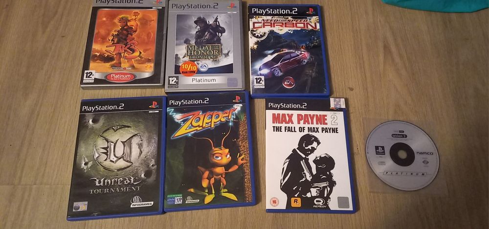 Jogos e comando Playstation 2