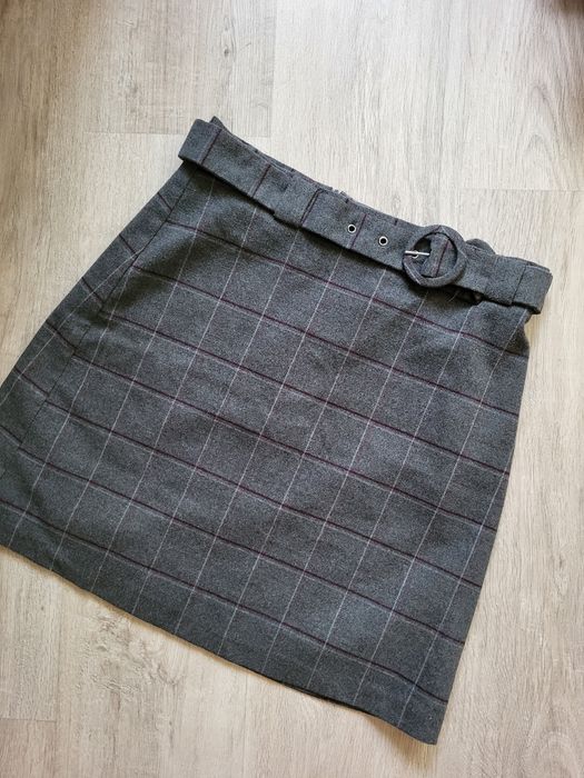 Шикарная юбка М в клетку