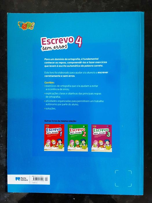 Livro de Exercícios - Top! Escrevo Sem Erros 4 (Como NOVO!)