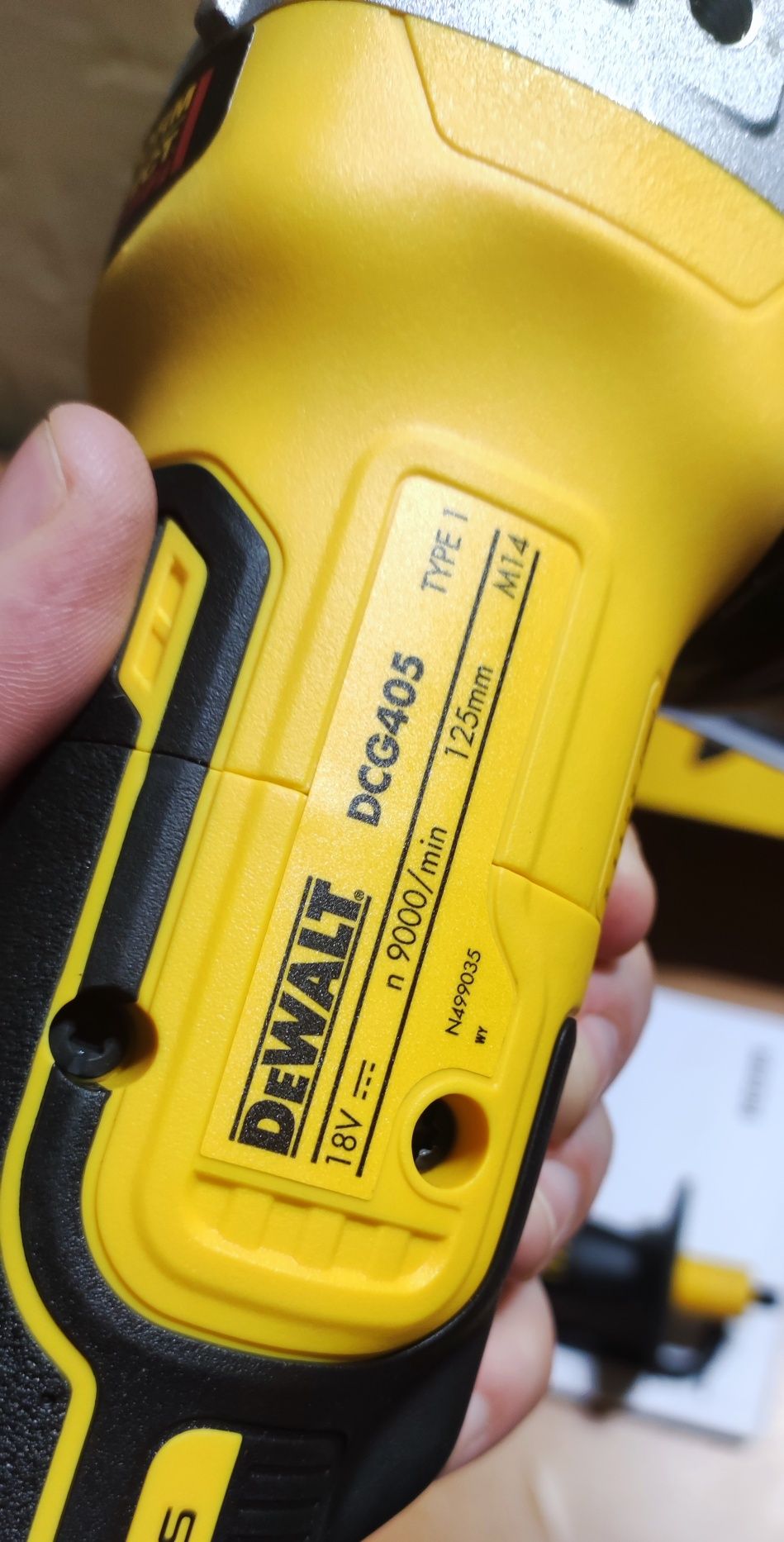 Dewalt dcg405 brushless