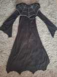 Czarny strój wampira, przebranie/ kostium Halloween r.158, 12-13 lat