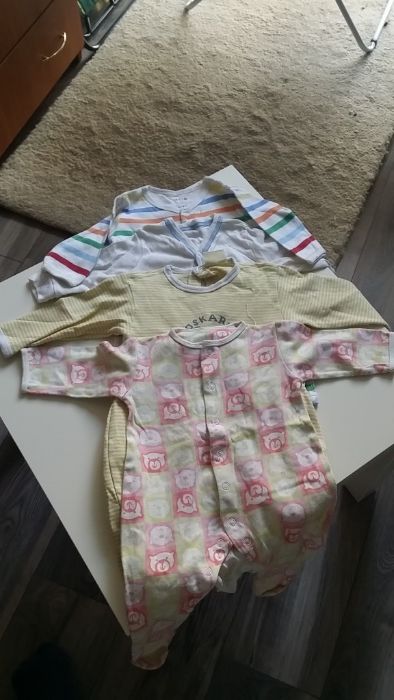 Zestaw pajacy rozmiar 0-6 miesięcy