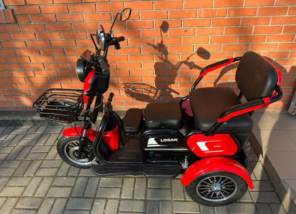 ‼️ДоставкаБезкоштовна‼️2025рТрицикл Corso Logan1200Вт72V/20A