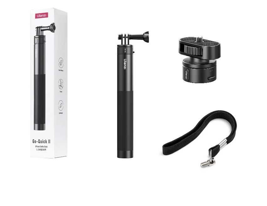 selfie-stick do kamer sportowych 155 cm z adapterem 1/4