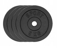 Obciążenie żeliwne zestaw 20kg 4 talerze x 5kg 30,5mm DW