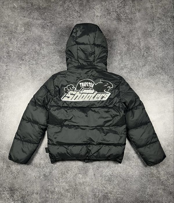Чоловіча зимова куртка пуховик чорна Trapstar Shooters нова