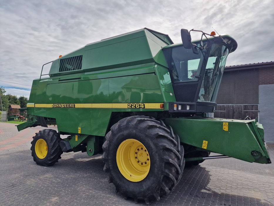 John deere 2264, heder 6,1m, stół do rzepaku biso, oryginał