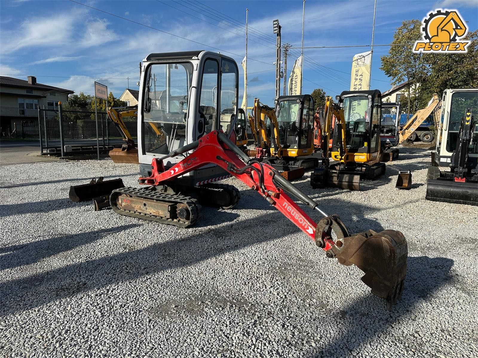 Mini koparka Neuson 1404 z 2008r 3 łyżki  ŁADNA WAGA 1600KG rozsuwana