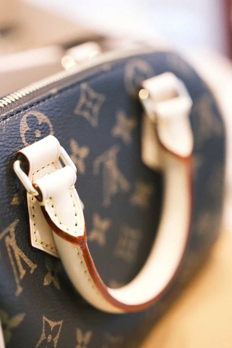 Louis Vuitton Speedy 20 Bandoulière z Chipem NFC z Pudłem Prezentowym