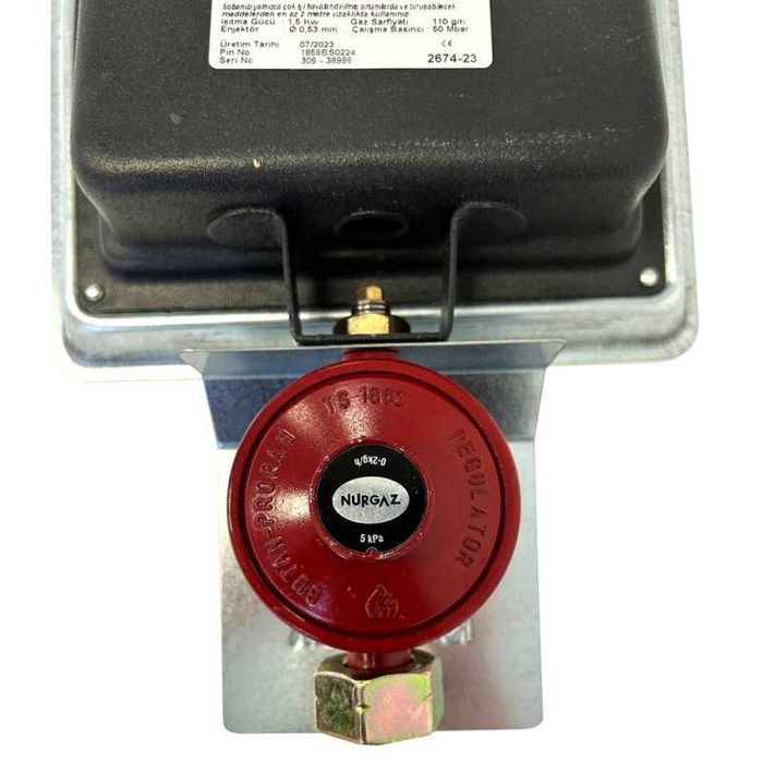 газовый обогрев палатки Инфракрасный газовый обогреватель Nurgaz NG309