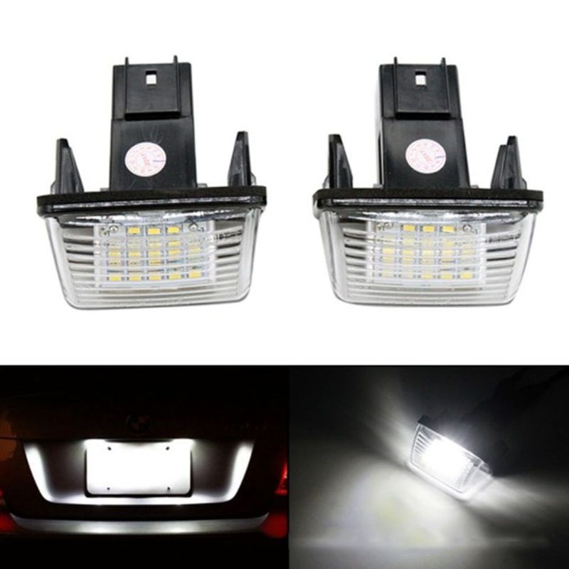 Kit 2 Luzes leds matrícula Peugeot e citroen NOVO