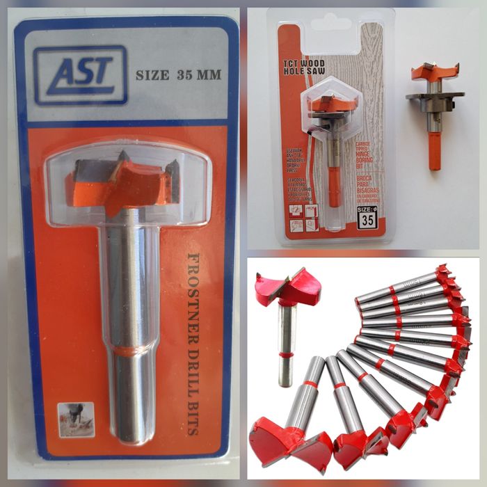 Сверло по дереву  форстнера ( 15 mm - 65 mm ) " Все размеры "