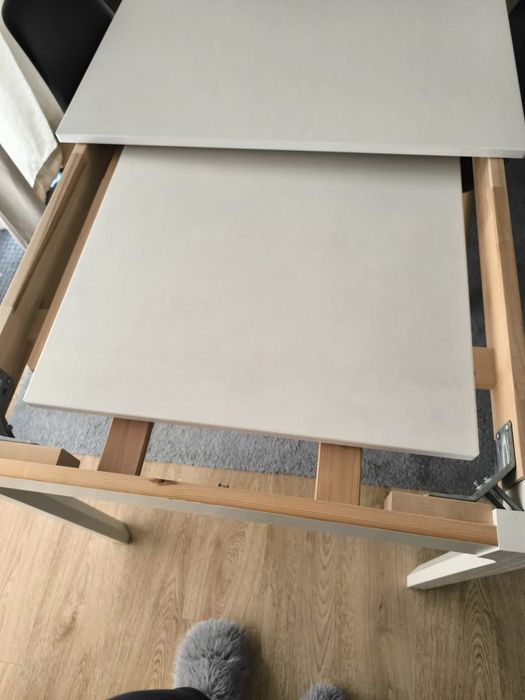 Mesa extensível branca