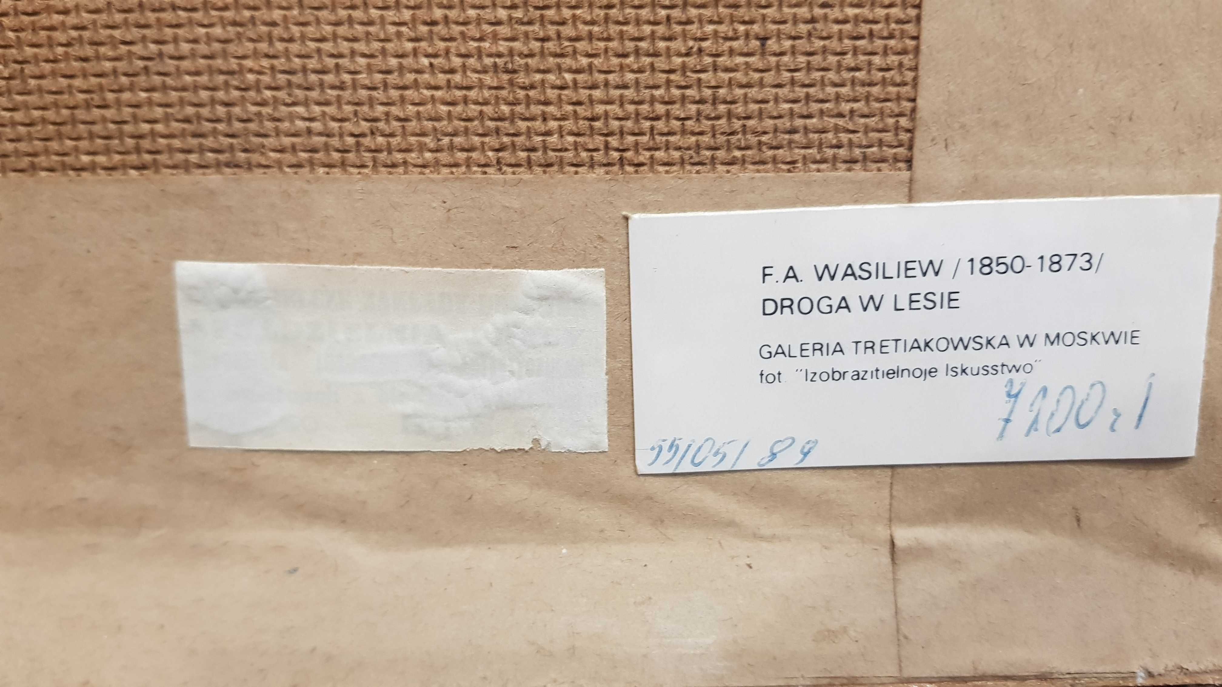 Obraz Droga w Lesie F.A. Wasiliew