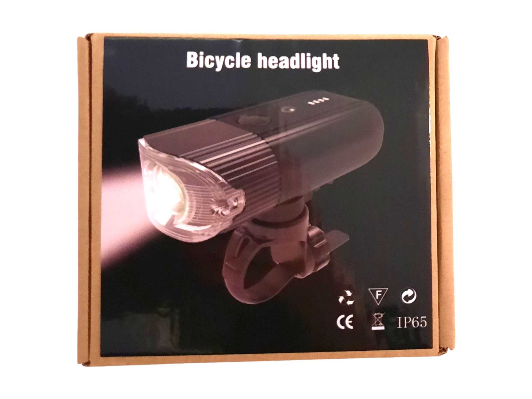 Inteligentne rowerowe światło lampka LED rowerowa latarka USB
