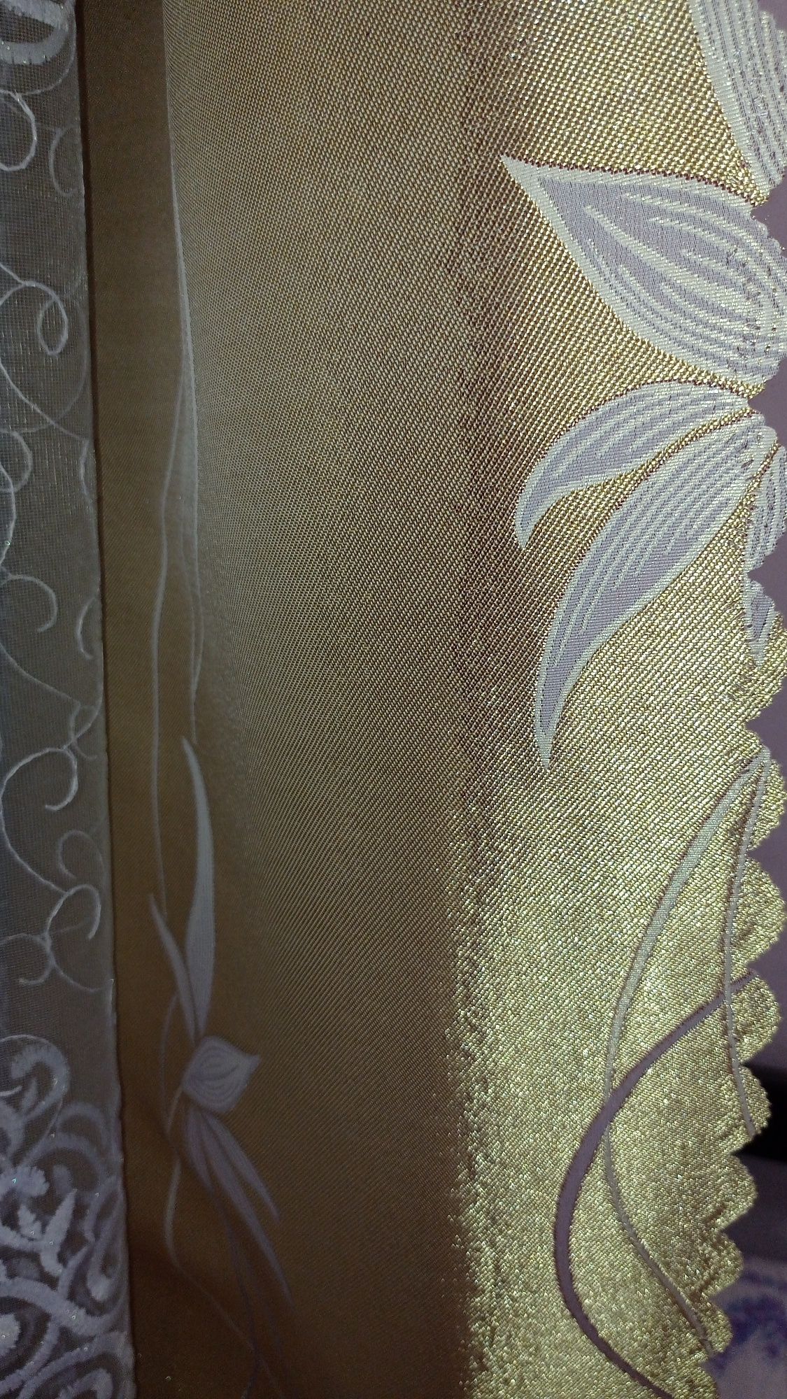 Штори 1,50*2,43 дорога тканина, ламбрекен