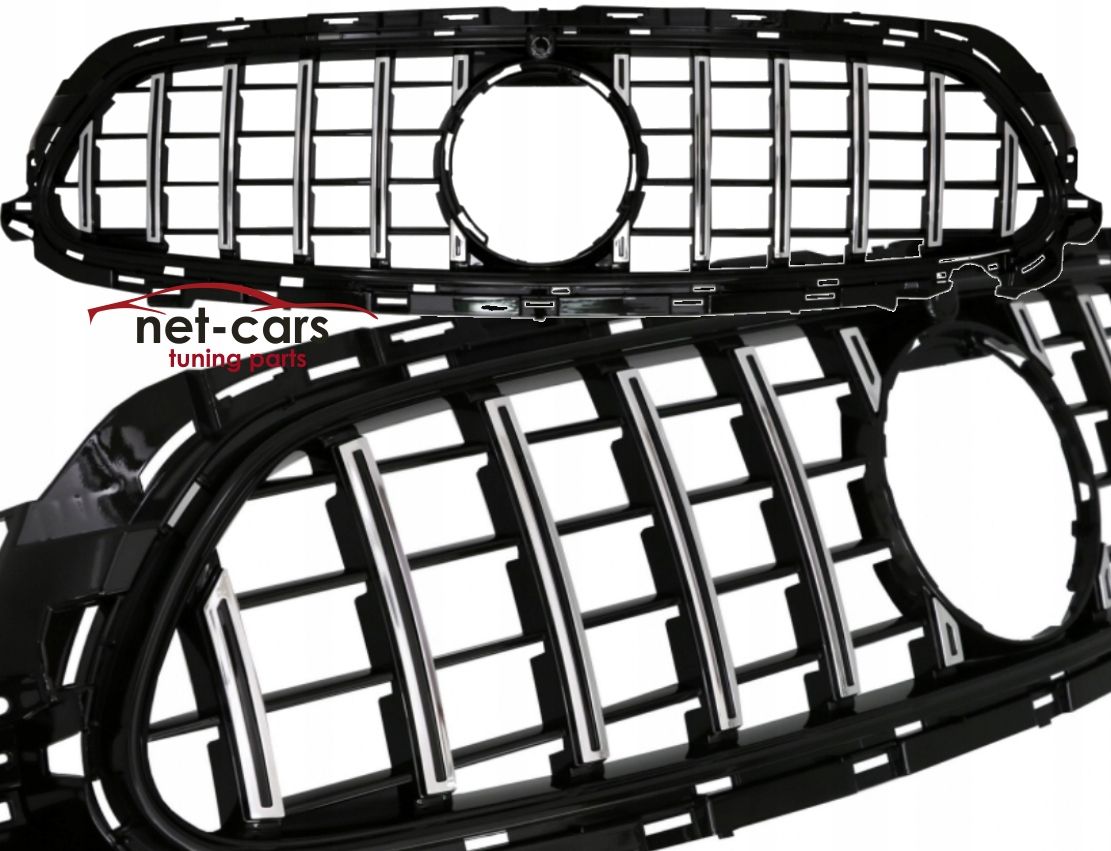 Grill MERCEDES W213 S213 C238 A238 LIFT 20- GT R AMG Czarny chrom