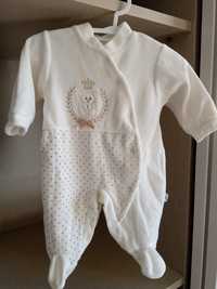 Babygrows de veludo como novos