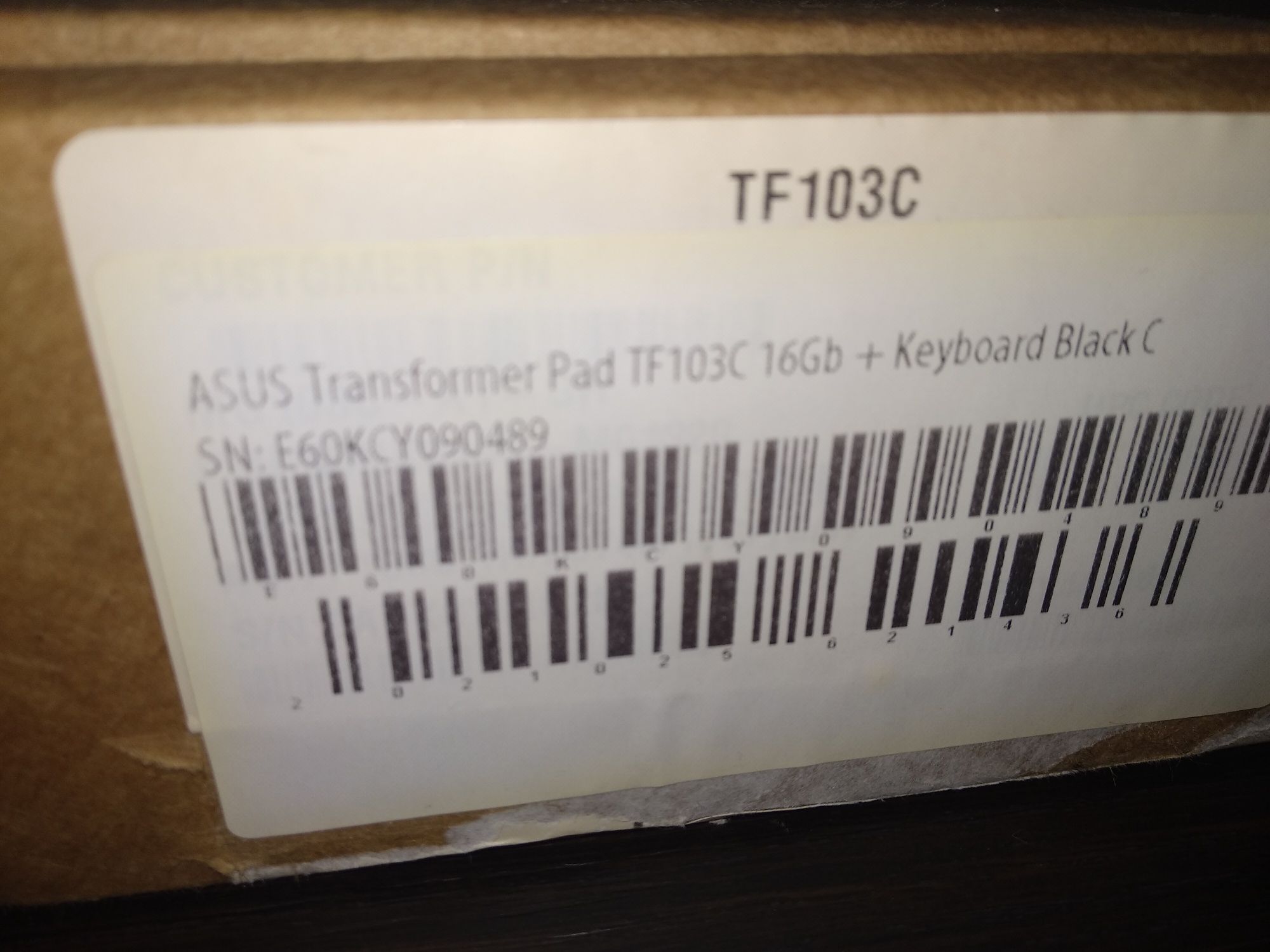 Клавиатура к планшету Asus Transformer Pad TF103C
