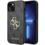 Etui Guess 4G Big Metal Logo Na Iphone 15 - Szare