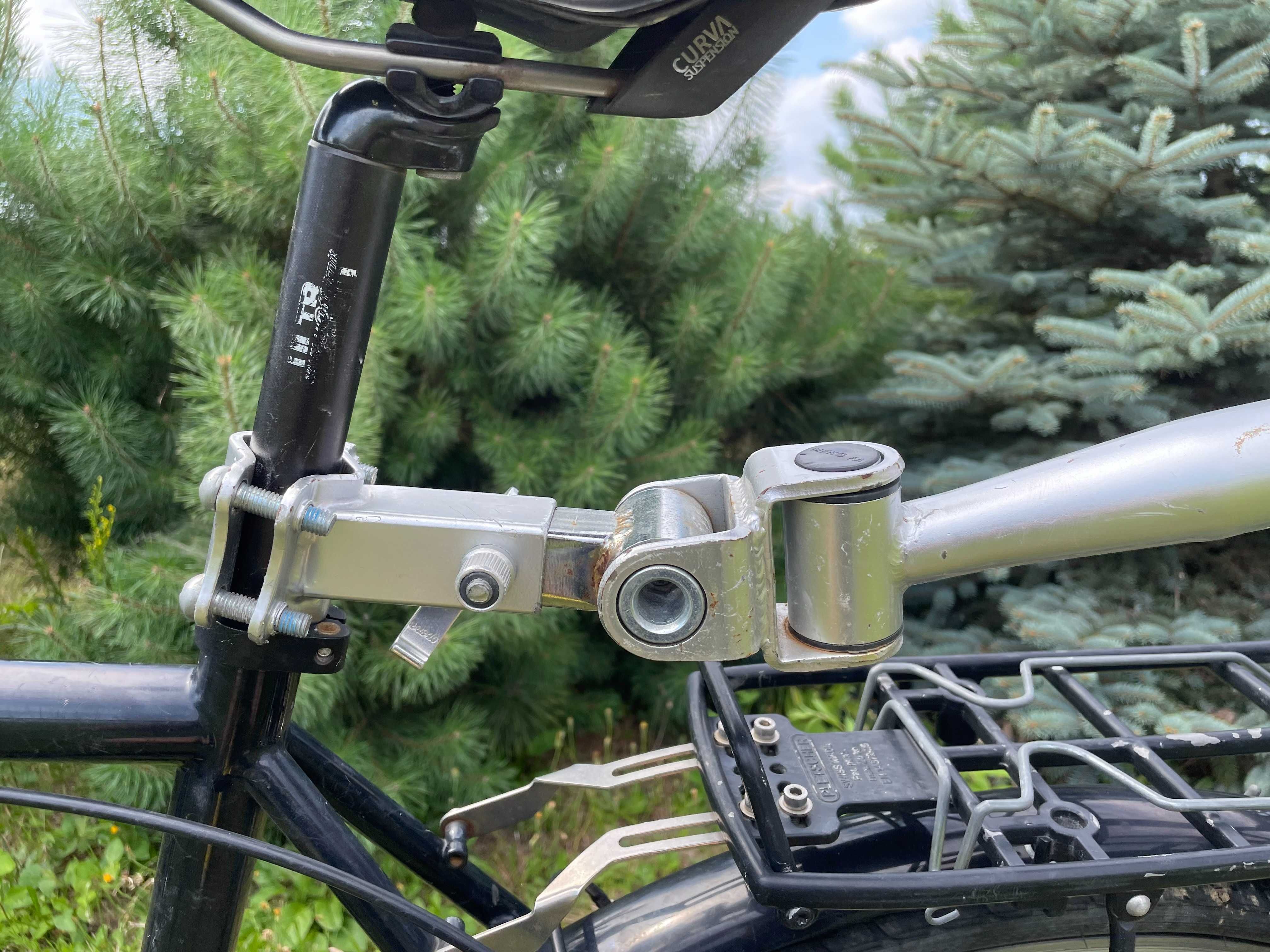 WeeRide Copilot, przyczepka, rowerek dziecięcy, przedłużka, nauka
