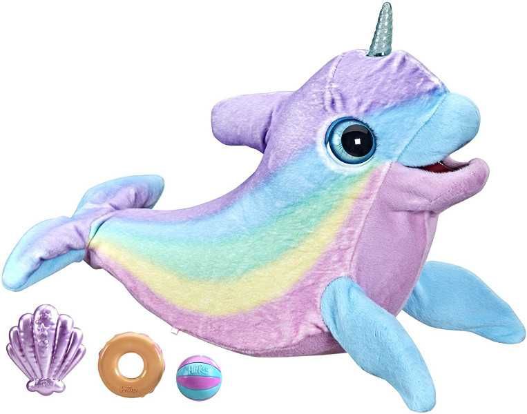 Furreal Friends Wavy The Narwhal нарвал Интерактивный радужный F2604