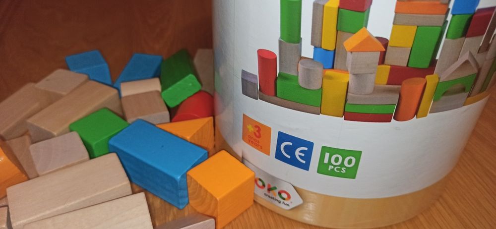 Balde 100 peças mafeira