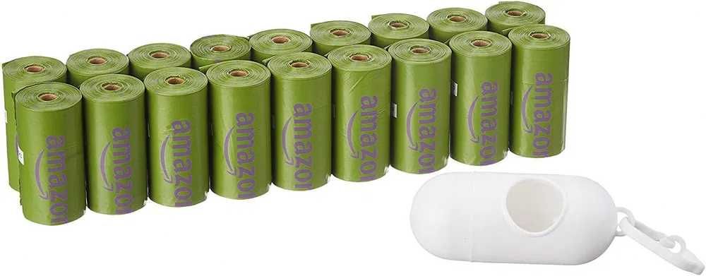 Woreczki mocne grube torebki na kupy psie odchody 540 szt klips gratis