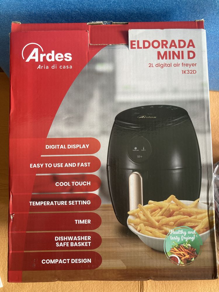 Ardes 1K32D Eldorada Mini D 2Л/Цифрова Фритюрниця/Аерофритюрниця/Italy