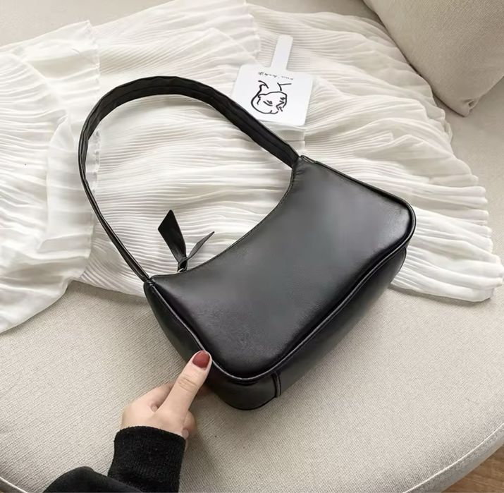 Женская сумочка на плечо с бантом, сумочка из искусственной кожи.