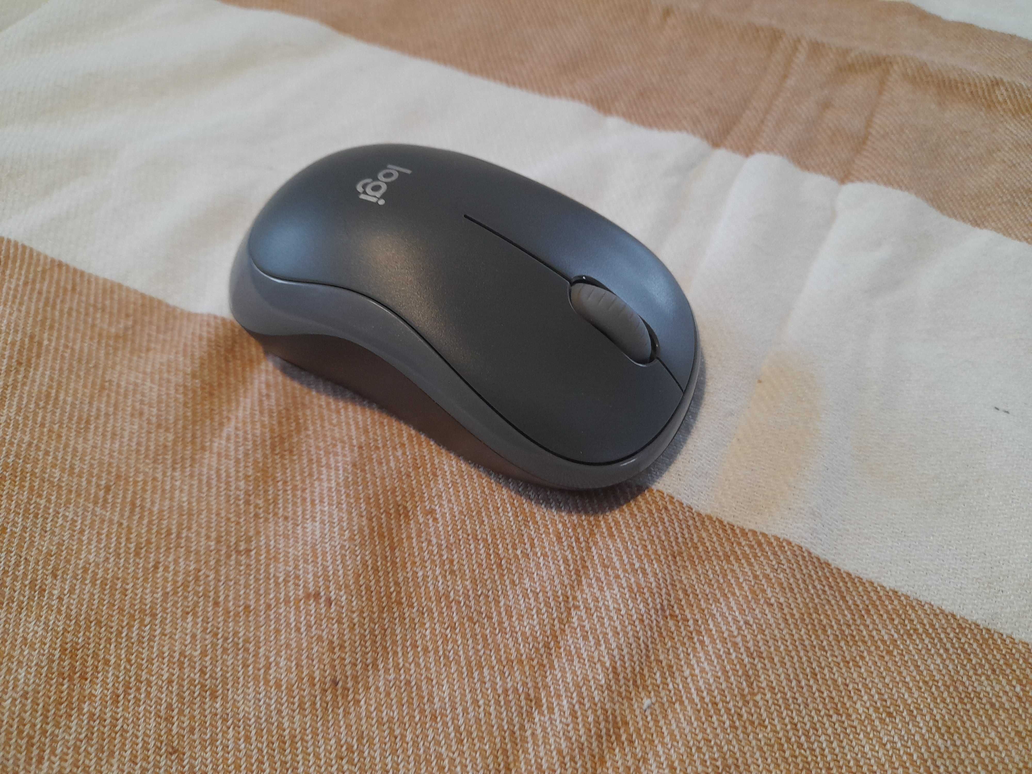Mysz bezprzewodowa Logitech M185 optyczna czarno-szara