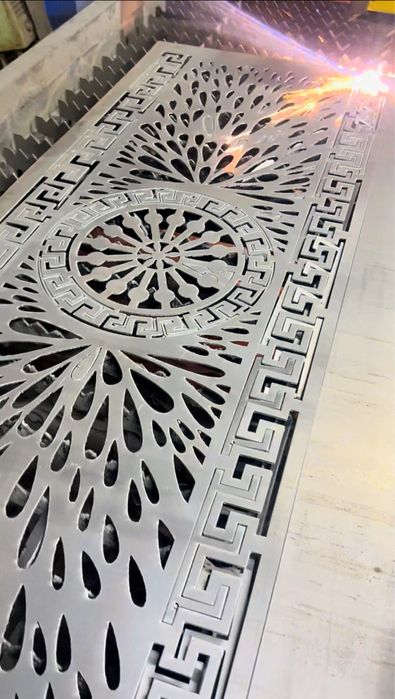 Художня різки металів, порізка ЧПУ плазмова різка, декоративні вставки