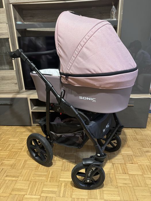 Wózek dzieciecy Verdi Sonic Plus 3w1 dodatkowo baza ISOFIX