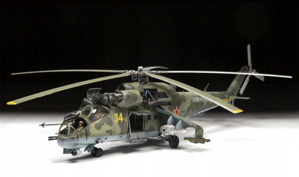 Zvezda 7315 Helikopter MI-24P Hind model śmigłowiec model 1/72