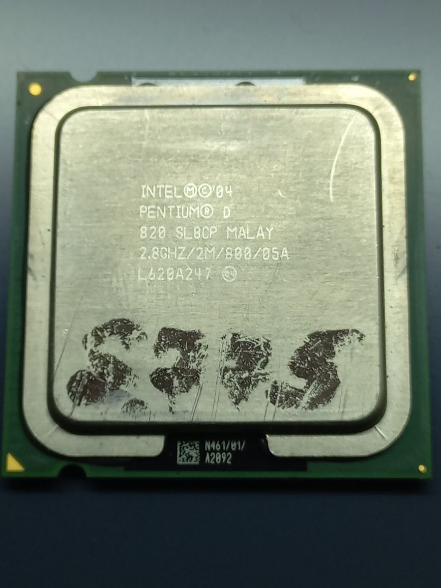 Процессор Intel Pentium D 820 2.80GHz 2M 800MHz (SL88T) 775 б.у