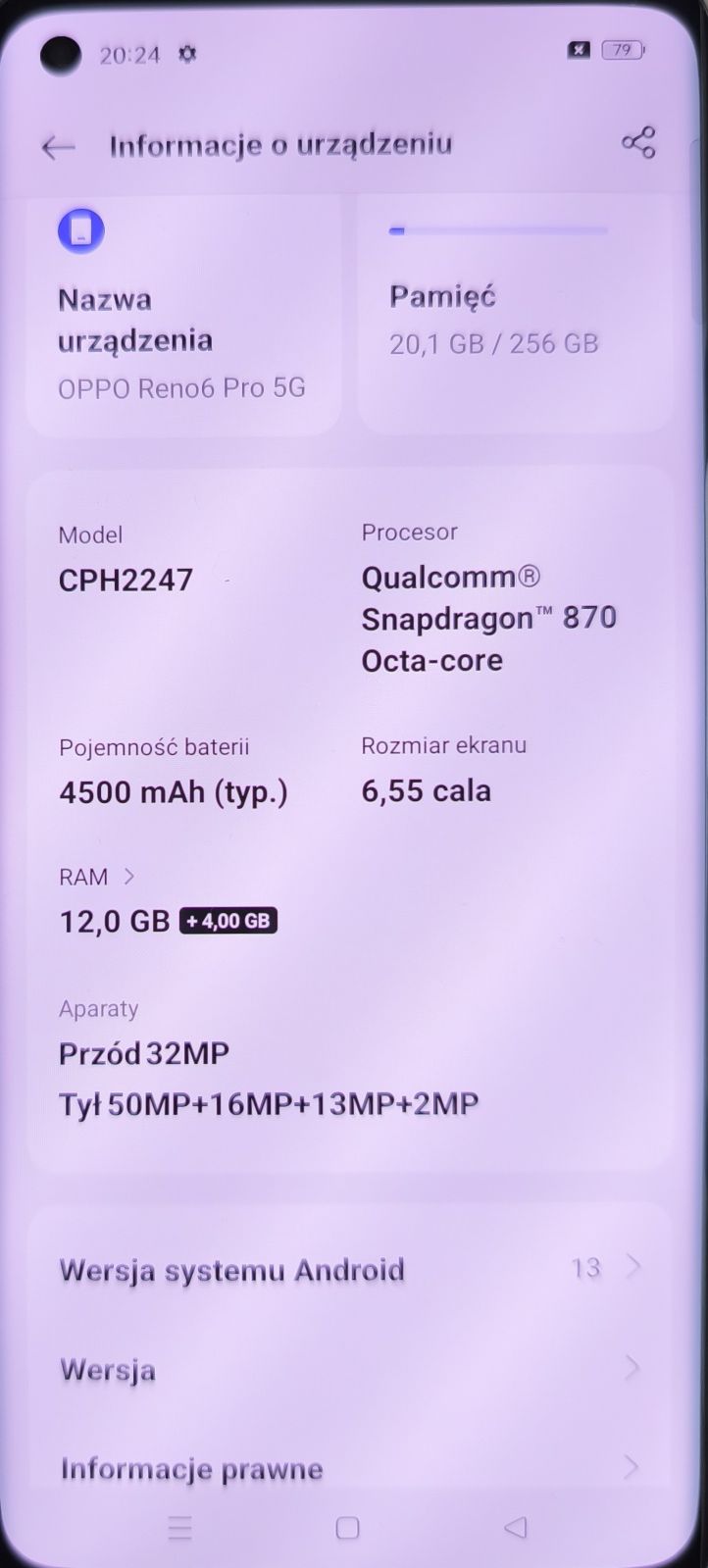 Oppo Reno 6 Pro 5G
