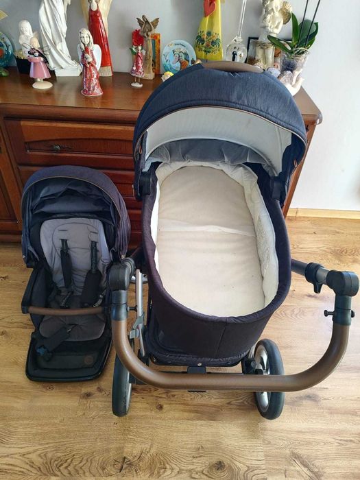 Baby design dotty- gondola, spacerówka, adaptery,