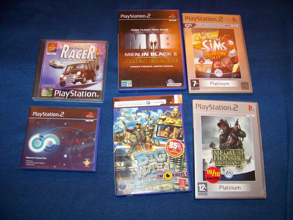 lote de 34 jogos de pc + 1 jogo PS1 + 4 jogos PS2
