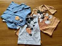 Bluzki 122 cm długi rękaw Mickey Mouse Myszka Miki Disney George 6- 7