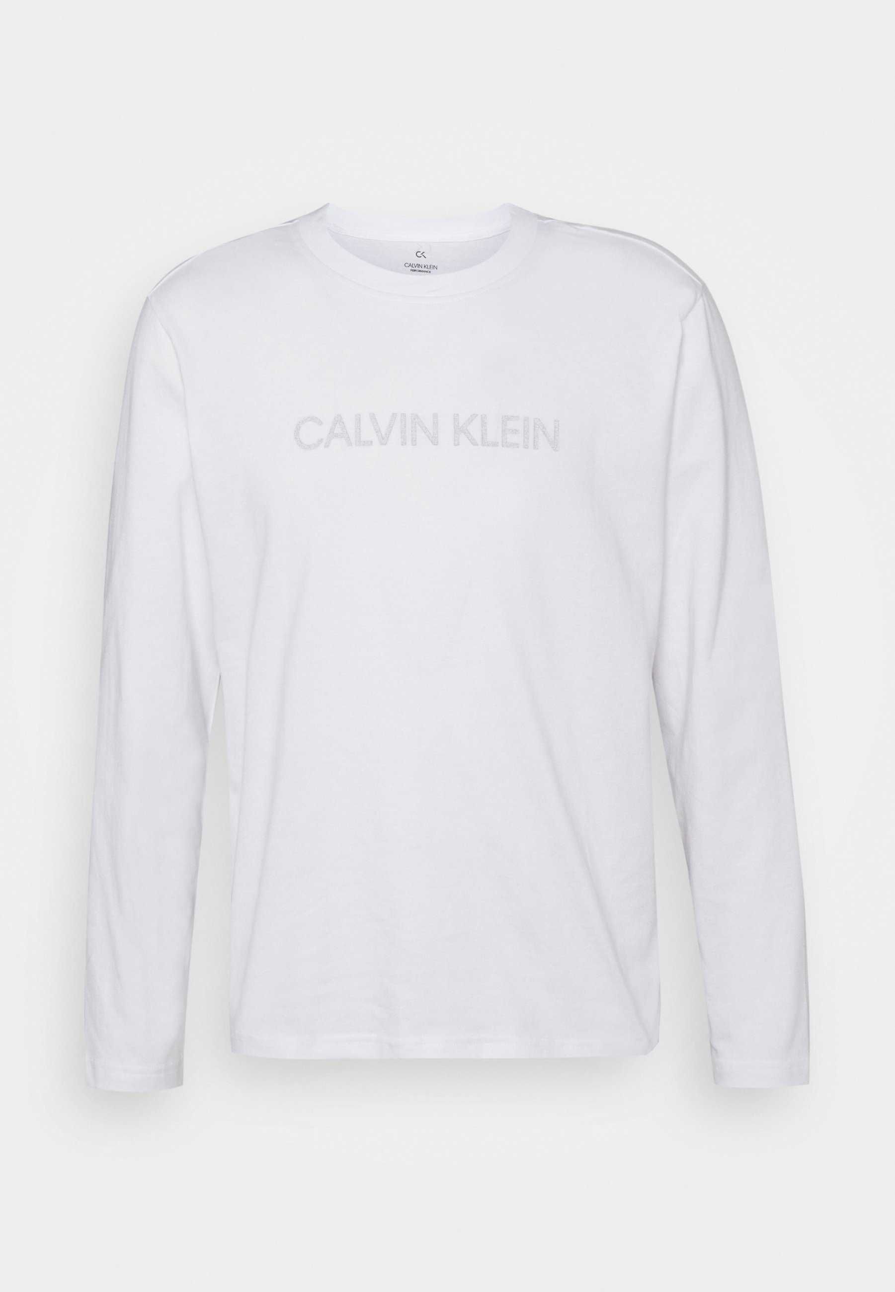 Calvin Klein bluzo koszulka szara long sleeve z USA