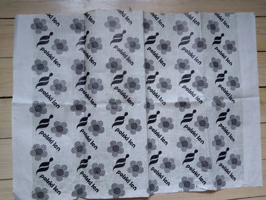 Polski Len, PRL, papier pakowy